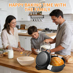 Pre-Seasoned Cast Iron Dutch Oven for Bread Baking - incl. Sourdough Bread-Baking Supplies like Proofing Basket, 2-in-1 Dutch Oven Pot with Skillet Lid and Dual Handles, Sour Dough Tools, Lame, 5QT