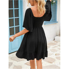 Beaudrm Women'S Western Cowgirl Dress Floral Boho Mini Dresses Summer Flowy Sun Dress Country Vacation Outfits
