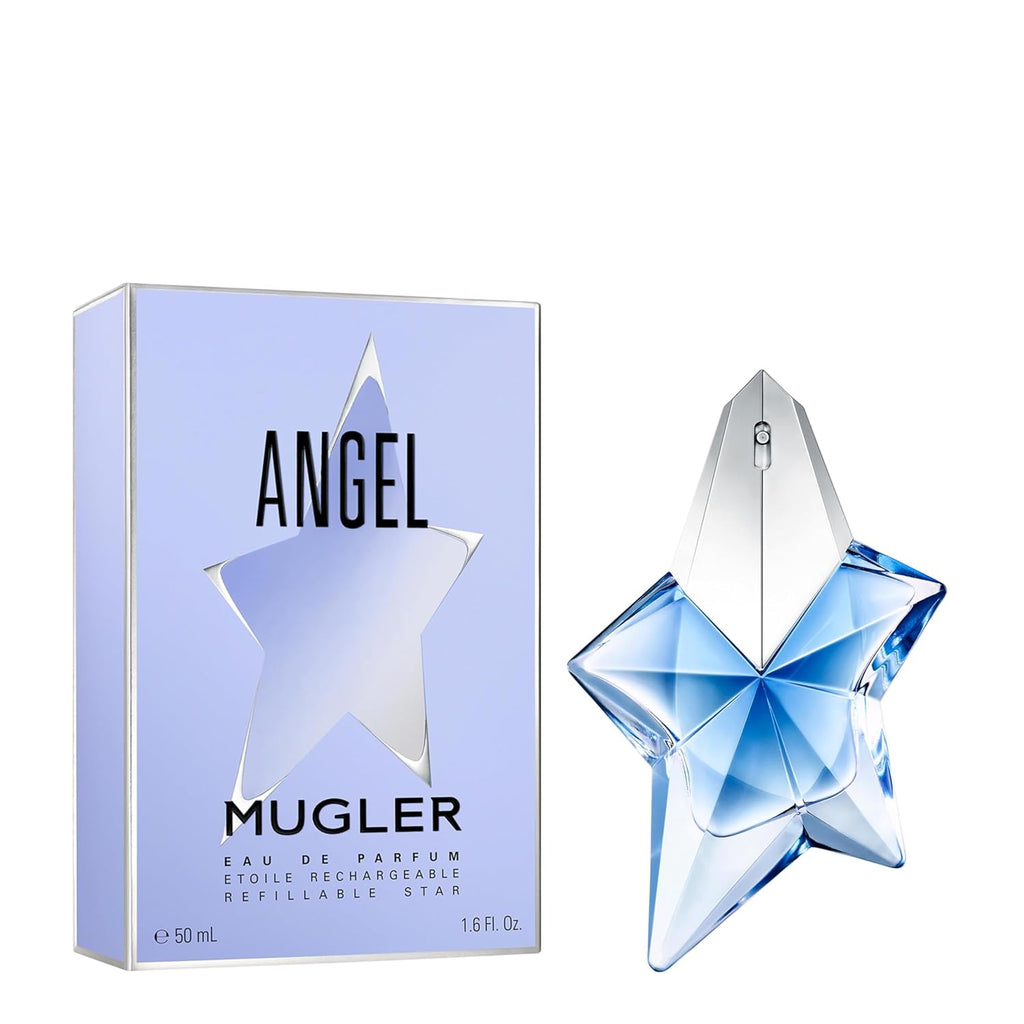 Mugler Angel - Eau de Parfum - Women's Perfume - Ambery & Woody - With Bergamot, Praline, and Patchouli - Long Lasting Fragrance