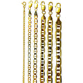 14K Yellow Gold SOLID Anchor Mariner Necklace Bracelet Chain Link 3mm-8mm 7"-30" | MADE IN ITALY