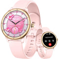 Smart Watch for Women, 1.27" HD Fitness Tracker (Answer/Make Calls) with 110+ Sport Modes/Heart Rate/Sleep Monitor, IP68 Waterproof Fitness Watch for iPhone Android, Best Gifts for Girl Yrs 15-25