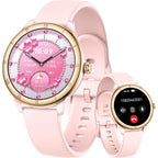 Smart Watch for Women, 1.27" HD Fitness Tracker (Answer/Make Calls) with 110+ Sport Modes/Heart Rate/Sleep Monitor, IP68 Waterproof Fitness Watch for iPhone Android, Best Gifts for Girl Yrs 15-25