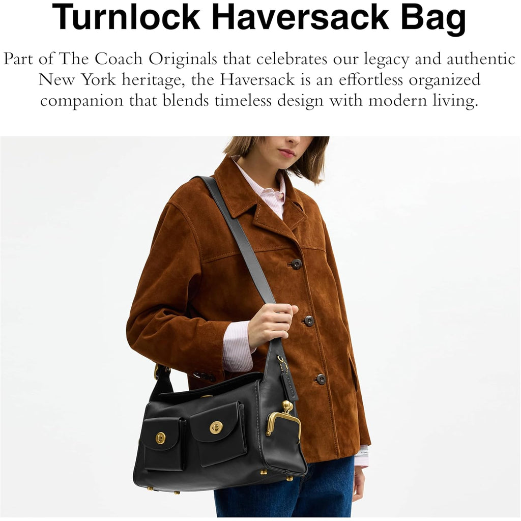 Coach Women's Coach Turnlock Haversack Bag