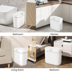 Small Trash Can For Bathroom, 3.5 Gallon Automatic Touchless Trash Can With Lid,Motion Sensor Slim Garbage Can Waterproof Trash Bin Waste Basket For Bedroom, Kitchen