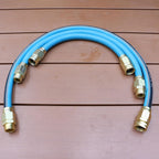 Metal Heavy-Duty 5/8-Inch Garden Hose Connector Repair Fittings, Premium Aluminum-Alloy Female And Male End-Hose Mender, 5/8" Water Hose End Coupler Replacement, 2 Set