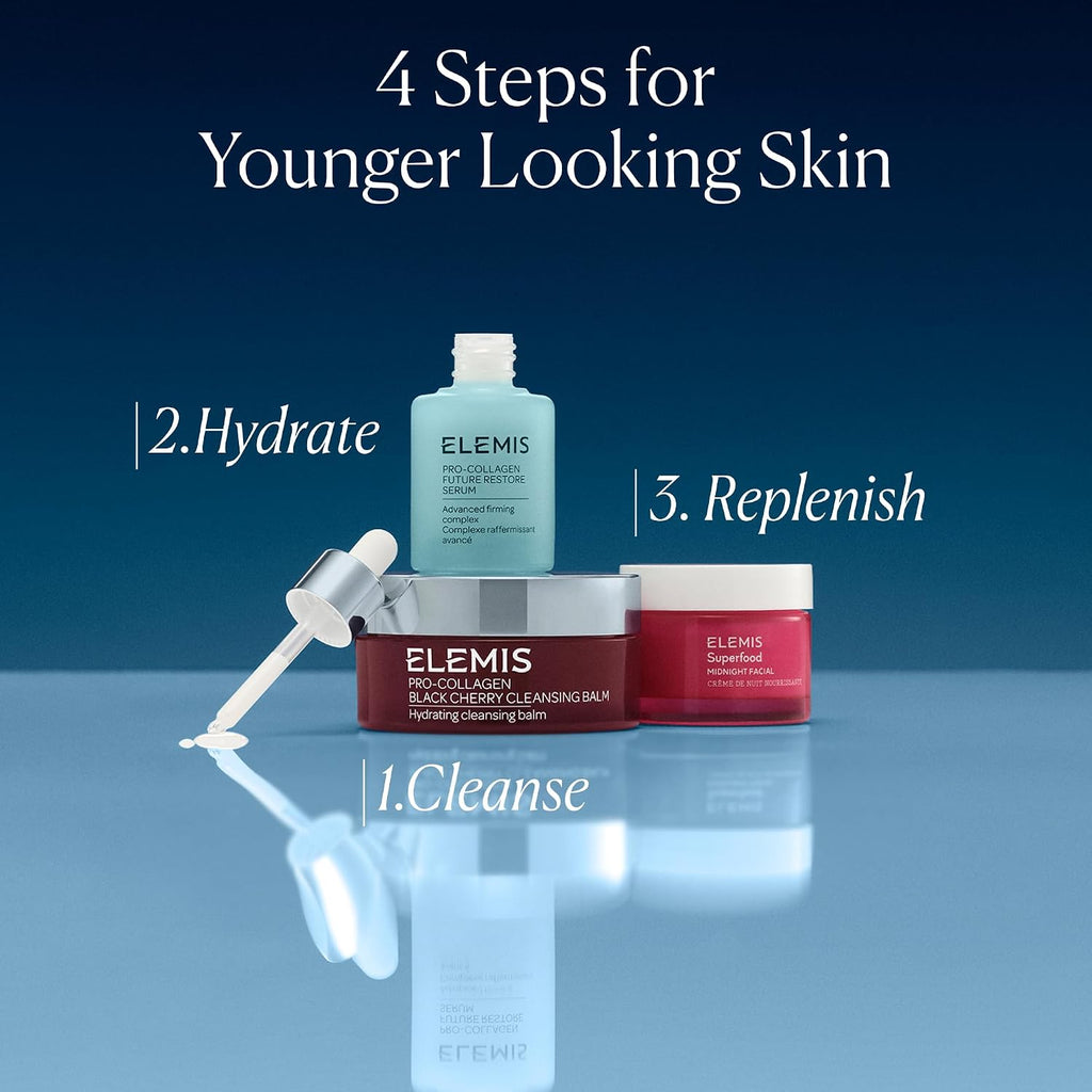 Elemis Superfood Midnight Facial, Moisturizer Face Cream, Hydrating Face Moisturizer For Dry Skin, Overnight Facial Cream With Camu Camu