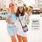 Clear Bag Stadium Approved Clear Purse For Women Clear Crossbody Bag For Stadium Events Concerts Festivals