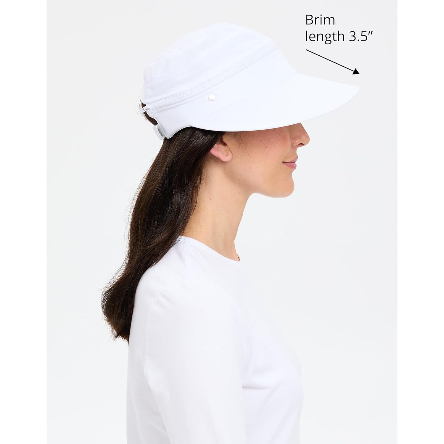 Solbari Women’s Wanderlust Visor UPF 50+, Packable 2-in-1 Hat & Visor, Adjustable Fit with Sweatband for Sports & Outdoors