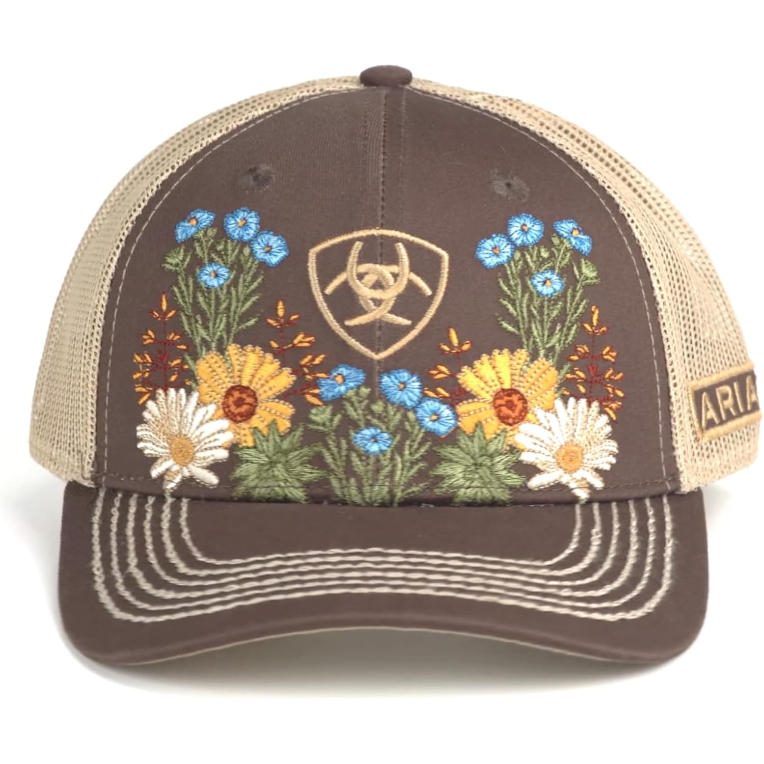 ARIAT Women's Vintage Flowers Cap, Brown Brown