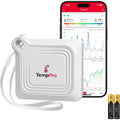 Temppro Tempair Bluetooth Thermometer Hygrometer, 260 Ft Temperature Sensor | Greenhouse Thermometer With Remote App Control, Temperature And Humidity Monitor With 2-Year Data Logging Export