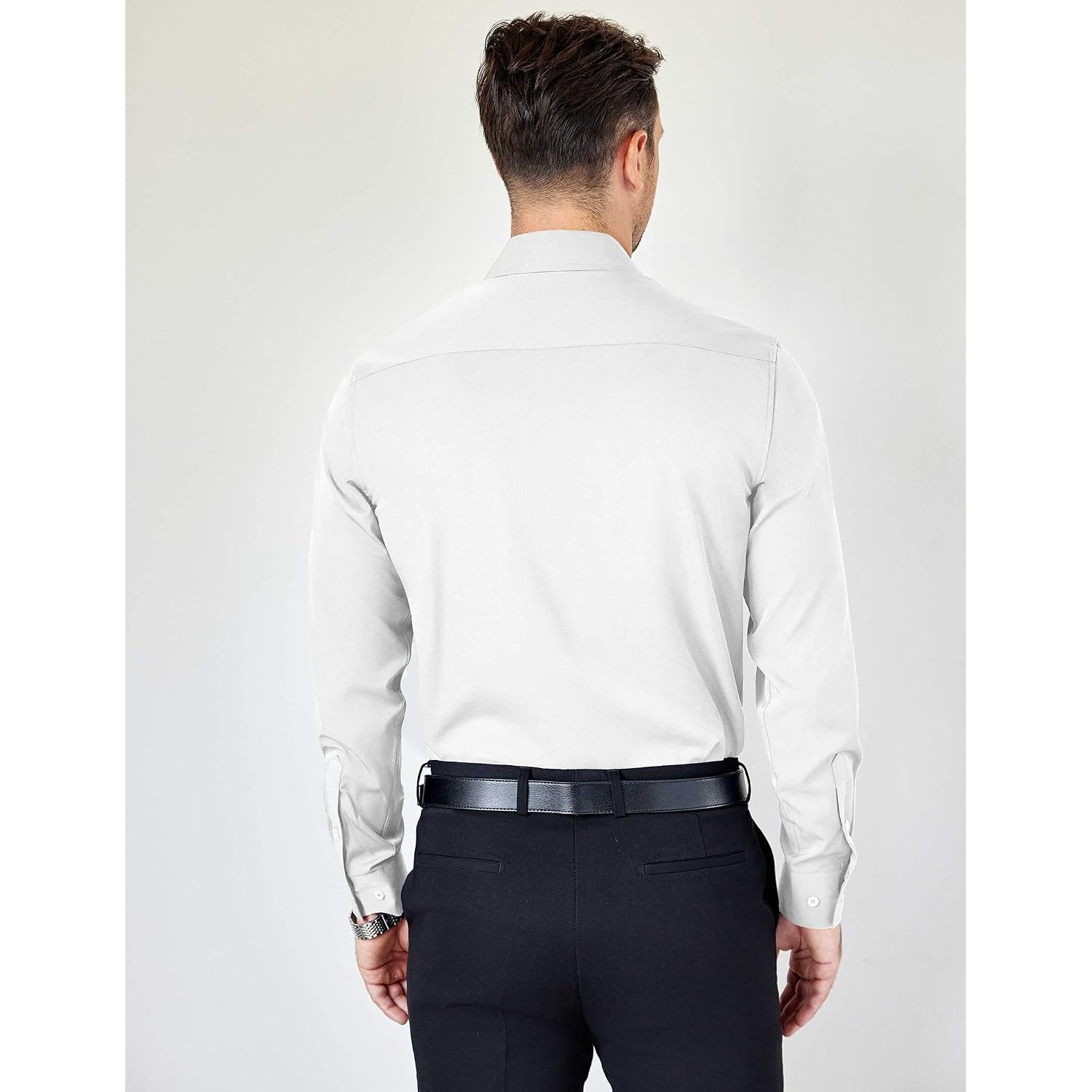 Coofandy Mens Dress Shirts Wrinkle Free Long Sleeve Button Down Shirts Formal Business Shirt