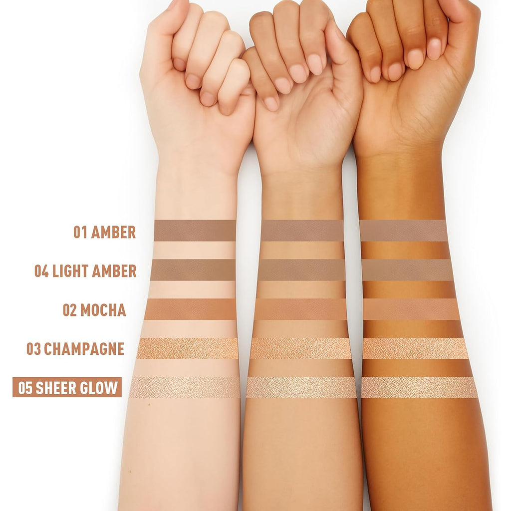Fv Cool Toned Contour Stick, Creamy & Blendable Formula, Highly Pigmented, Long-Lasting For A Natural, Waterproof Finish, Face Sculpting Makeup For Fair/Light Skin, Beginner Friendly, 01 Amber
