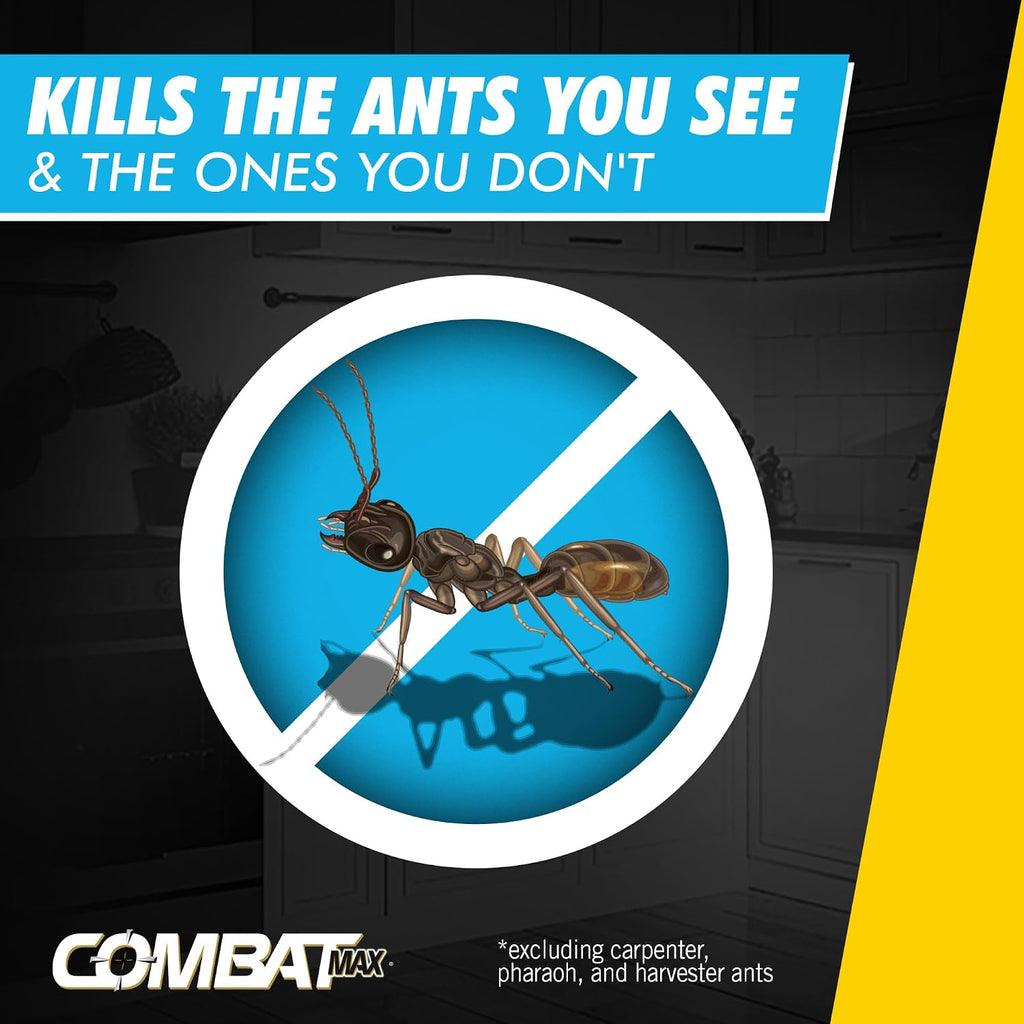 Combat Max 2 In 1 Ant Bait Station, 4 Count