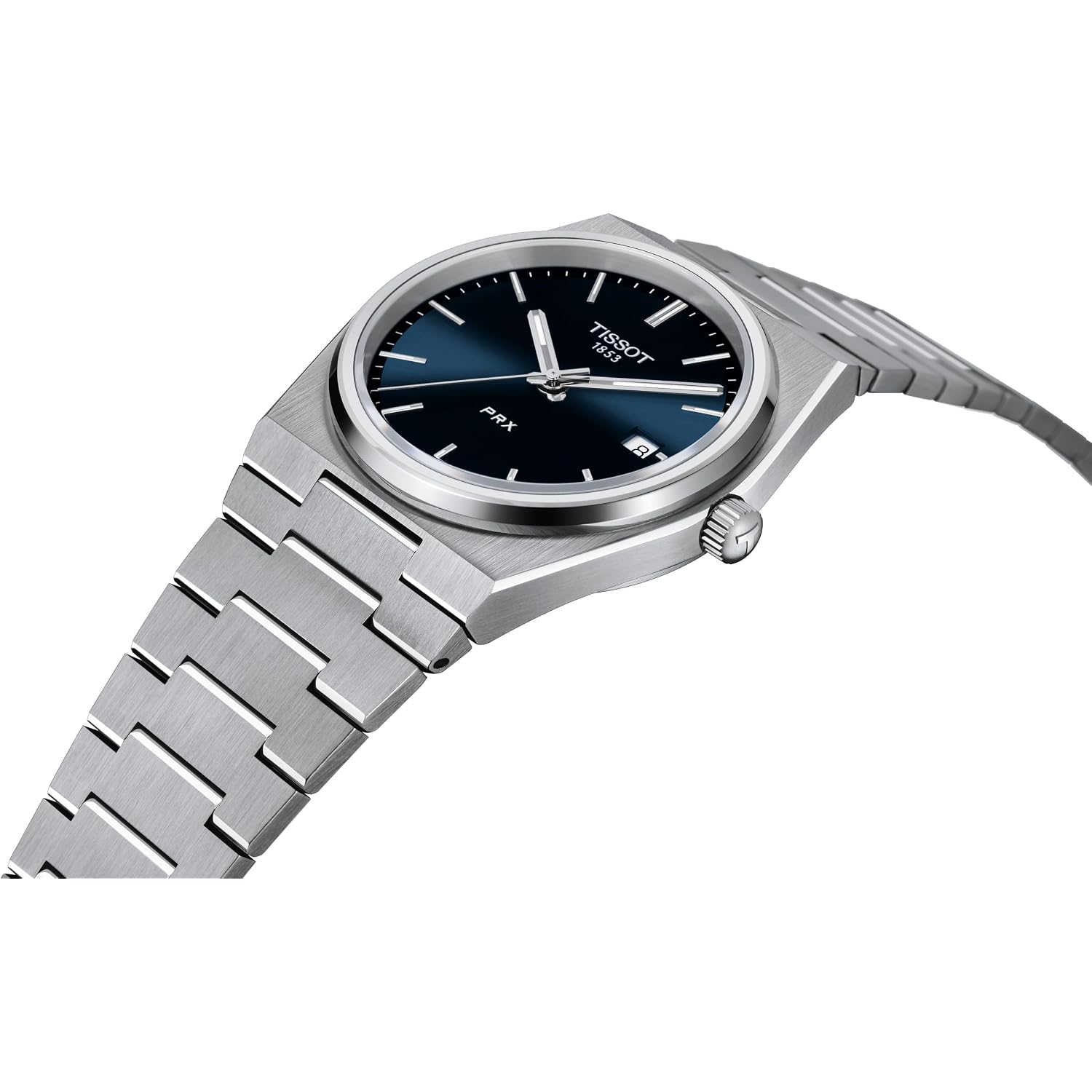 Tissot Men'S Prx 316L Stainless Steel Case Dress Watch Grey T1374101104100