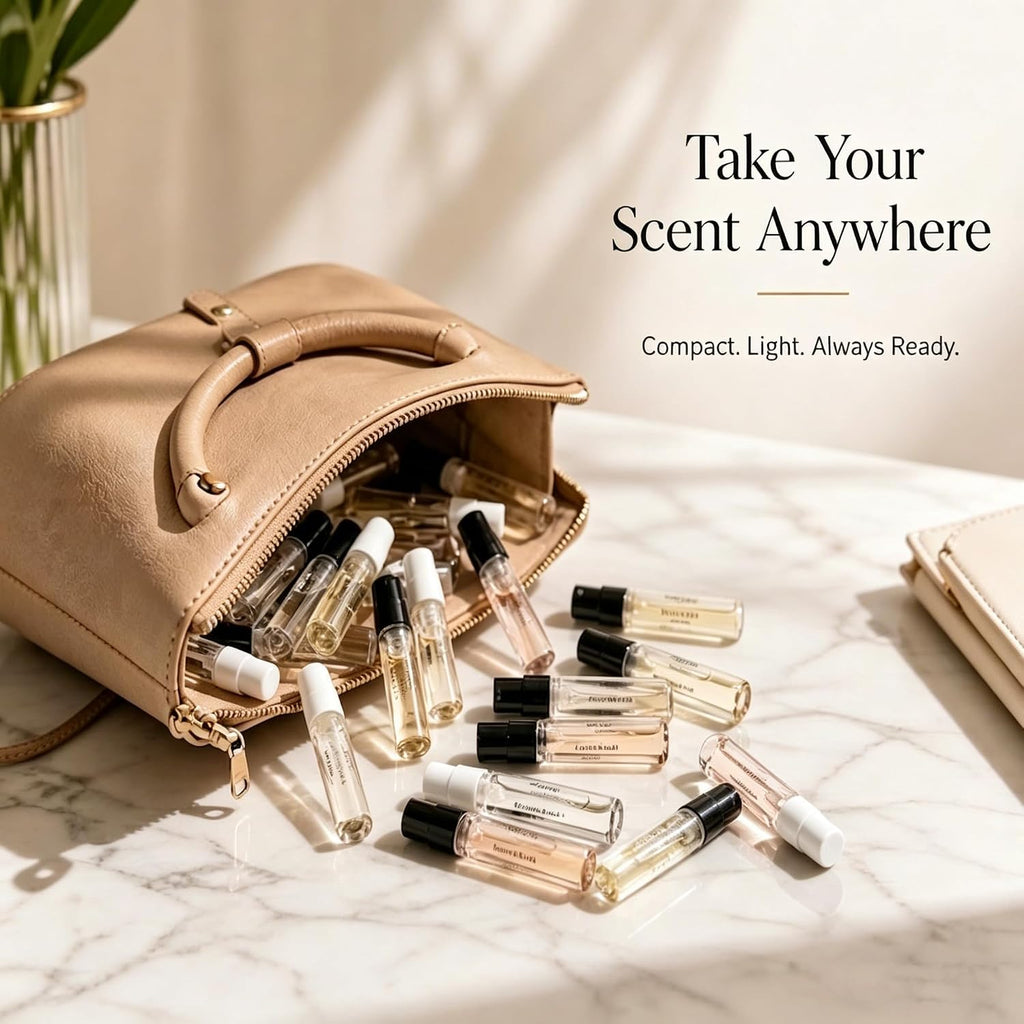 20 Piece Designer Fragrance Samples, Women'S Designer Fragrance Sampler Collection, Luxury High-End Perfume Vials For Women, Mini Perfume Samples Gift For Girlfriend, Wife, Or Mother