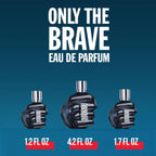 DIESEL Only The Brave - Eau de Parfum Cologne for Men - Woody Leathery - With Notes of Mandarin, Clary Sage & Warm Suede Leather