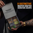 Viking Revolution 8 Pack Solid Cologne for Men - Men's Cologne Gift Set Including Sandalwood, Vetiver, Sweet Tobacco, Clary Sage, Spiced Vanilla, Cedar Pine - Travel Size Gifts for Men (0.5 Oz each)