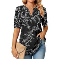 Womens Tunic Tops Summer Dressy Casual Puff Short Sleeve Shirts Work Business Blouses