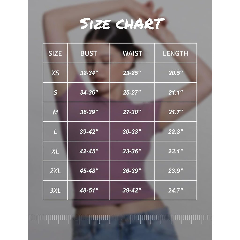 Pumiey Women'S Crew Neck Short Sleeve Tops Double Lined Slim Fit T Shirts Basic Tee Smoke Cloud Pro Collection