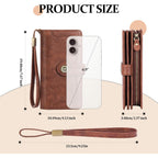 FALAN MULE Wallets for Women Trifold Wristlet Wallets Large Capacity RFID Blocking Ladies Purse Credit Card Holder