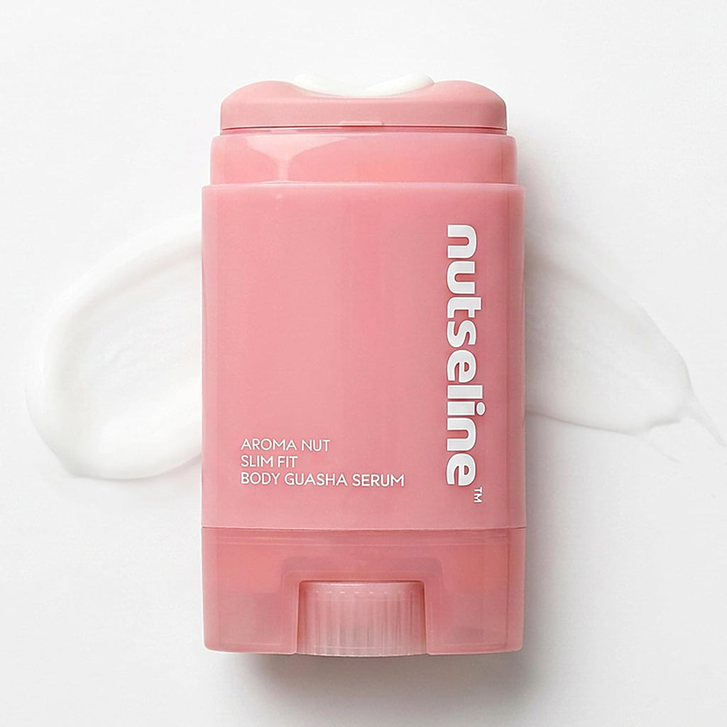 Nutseline Slim Fit Gua Sha Serum – Korean Beauty Firming & Contouring Body Serum With Aromatherapy & Nut Extracts – Lightweight Lotion Texture For Sculpted Skin From Jawline To Calves – 60Ml