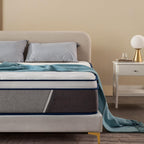 Full Mattress, 12 Inch Full Size Mattresses | Medium Firm - Cooling Gel Memory Foam & Zoned Pocket Coils For Pressure Relief, Spinal Alignment & Extra Lumbar Support | Motion Isolation |