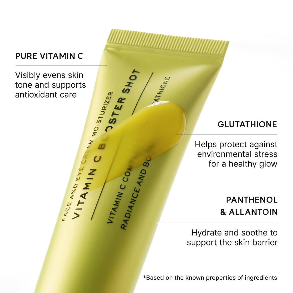 Arencia Vitamin C Booster Shot Serum With Glutathione, Niacinamide And Vitamin E For Dark Spot Care, Fine Lines & Wrinkles, Glass Skin, Korean Skincare 30Ml/1.01 Fl.Oz