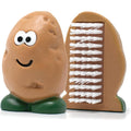 Joie Spud Dude Potato Brush, Compact Handheld Produce Scrubber, Cleans Vegetables And Fruits With Gentle Bristles