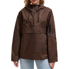 Puffit Rain Jacket Women, Women’S Lightweight Anorak Pullover Hoodie Jacket, Water-Resistant