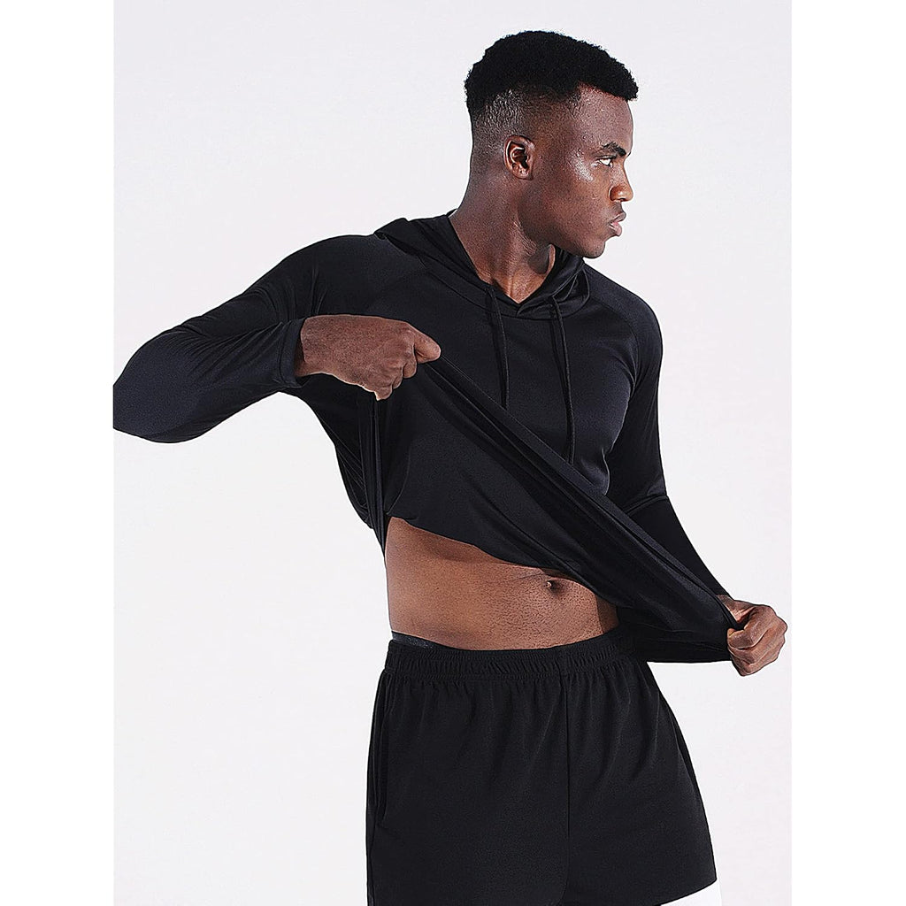 Cadmus Men'S Workout Long Sleeve Fishing Shirts Upf 50+ Sun Protection Dry Fit Hoodies