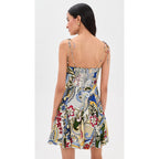 Alice + Olivia Women'S Jeanette Paneled Mini Dress