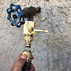 Garden Hose Quick Connect Solid Brass Quick Connector Garden Hose Fitting Water Hose Connectors 3/4 Inch Ght (2Sets)
