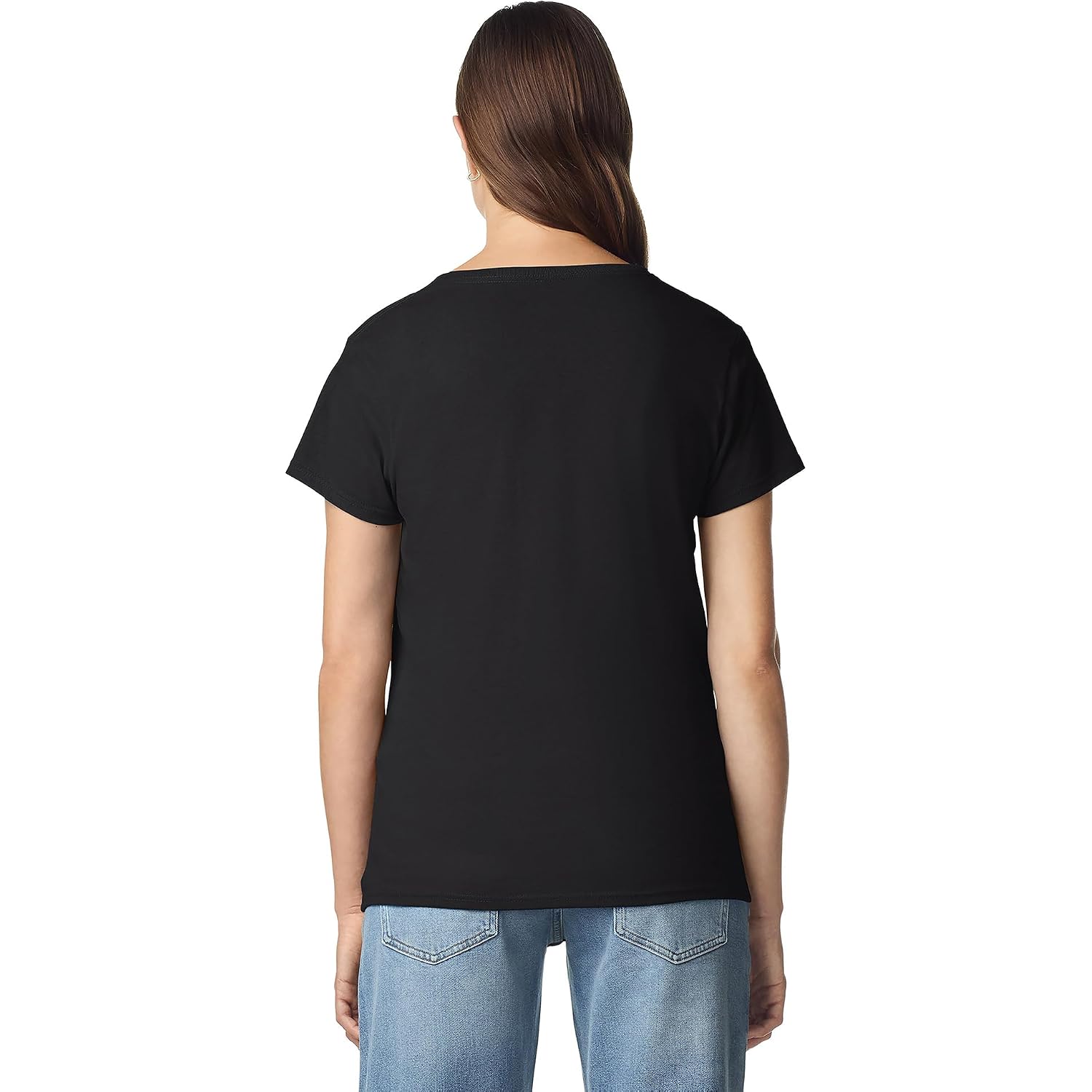 Gildan Women's Heavy Cotton V-Neck T-Shirt, 2-Pack