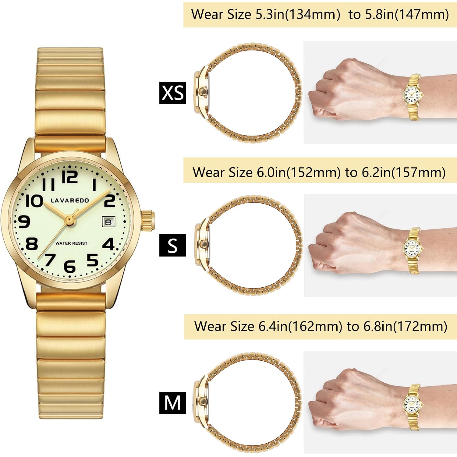 Elegant Gold Watches For Women Small Analog Watch, Waterproof Ladies Watches With Stainless Steel Expansion Band And Luminous Dial - Fashionable Christmas & Birthday Gifts For Women