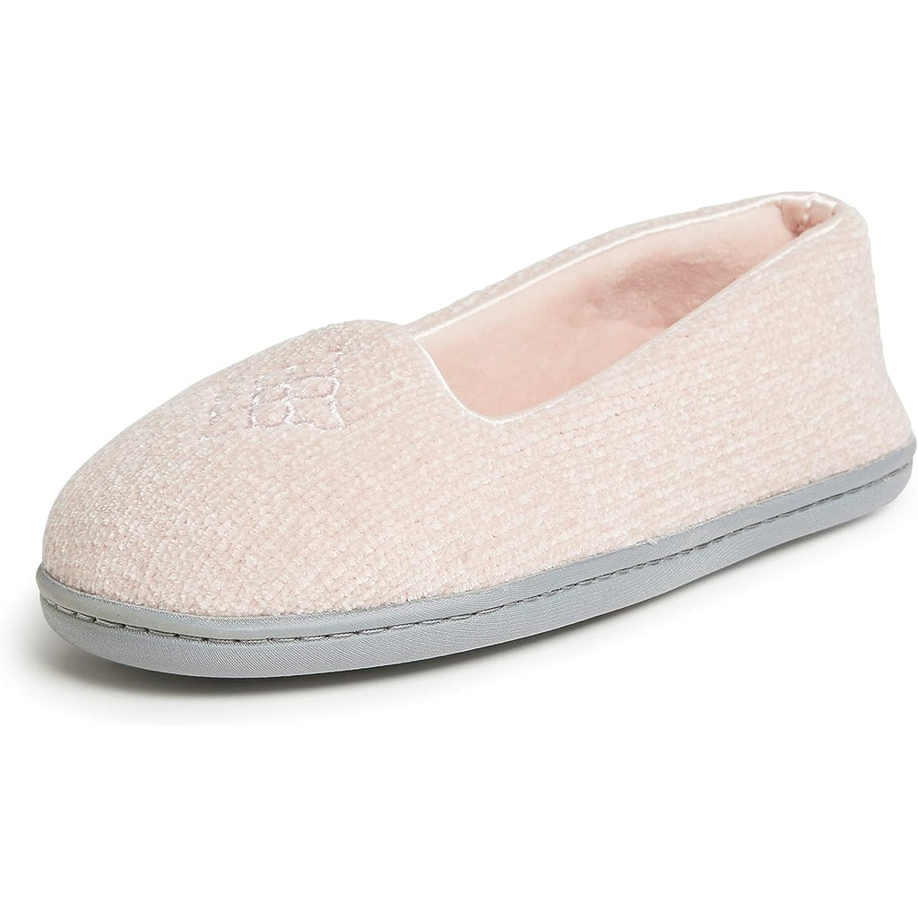 Dearfoams Women'S Rebecca Soft Memory Foam Lightweight House Shoes Cozy Loafer With Warm Lining And Wide Widths Slipper