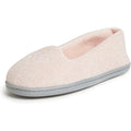 Dearfoams Women'S Rebecca Soft Memory Foam Lightweight House Shoes Cozy Loafer With Warm Lining And Wide Widths Slipper