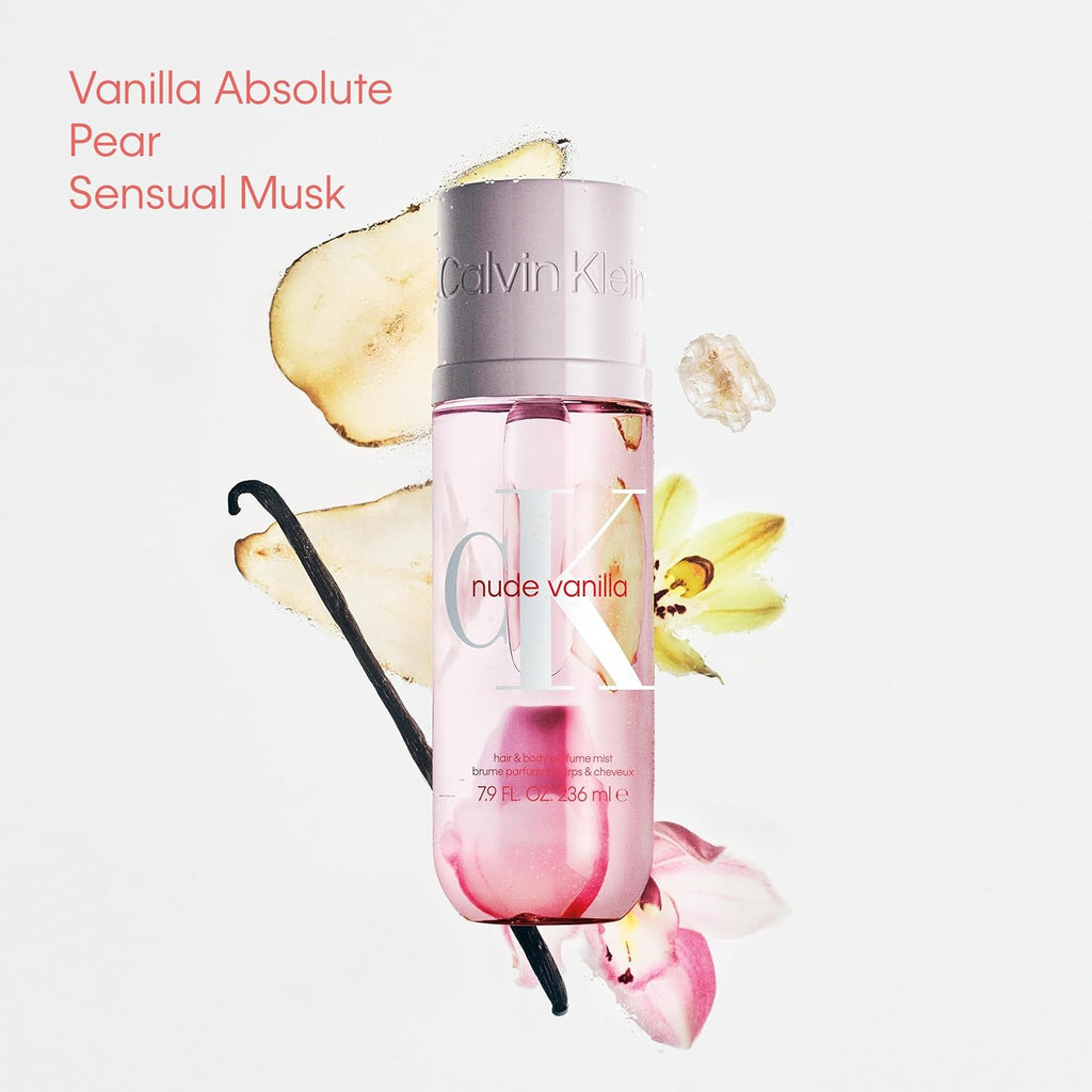 Calvin Klein Hair & Body Perfume Mists – Hydrating Fragrance for Women & Men – Refreshes Skin All Day – Gourmand, Fruity, Vanilla & Floral Scent Options