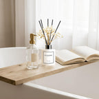 Reed Diffuser Set,5.1 Fl Oz Clean Linen Scent Diffuser With Sticks Home Fragrance Reed Diffuser With Essential Oil For Bathroom Shelf Decor&Air Freshener,Home Bathroom Office Decor & Gifts