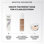 No7 Airbrush Away Face Primer - Hydrating Makeup Primer with Hyaluronic Acid - Helps to Smooth the Appearance of Fine Lines & Wrinkles for Seamless Makeup Application (30ml)