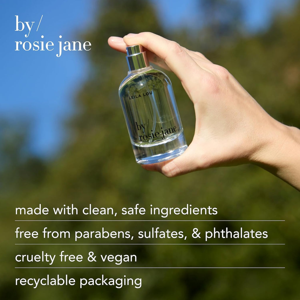By Rosie Jane Complete Collection Mini Perfume Set - 7 Piece Travel Size Perfume Kit - Includes Matilda, Rosie, Dulce, Remi, Missy, Leila Lou + Dylan Eau de Parfum - Non-Toxic + Vegan (7 Count)