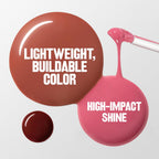 REVLON PhotoReady Instant Plump Serum, Plumping Gloss, Hydrating, Non-Sticky & High Shine Finish, 005 Heatonist, 0.25 fl oz