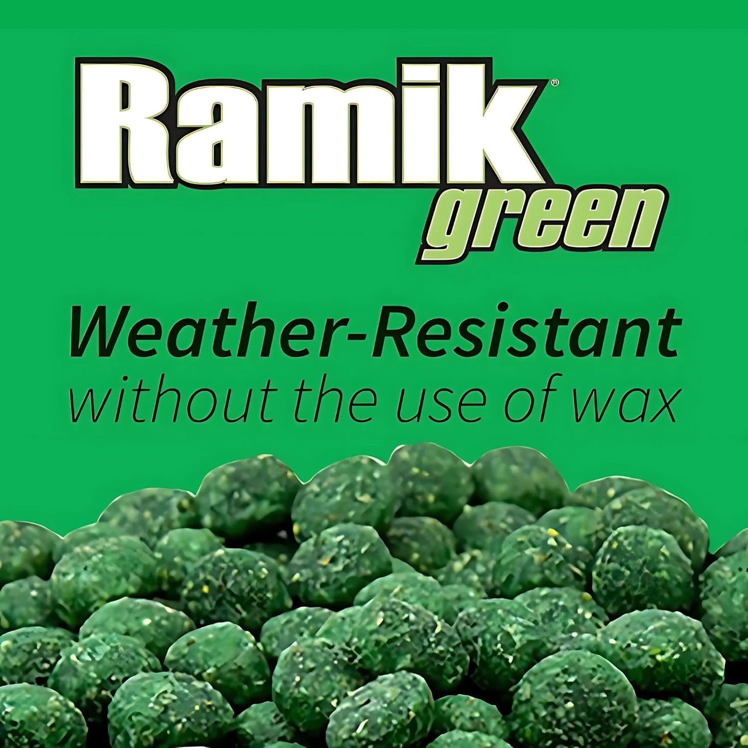 Neogen Ramik Green Fish Flavored Weather Resistant Rodenticide Nuggets, 4 Lb Bag (00615)