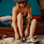 Viakix Womens Walking Sandals: Cute Stylish Comfy Athletic Sport Outdoor Hiking Sandal for Trekking Water Outdoor Beach With Arch Support for Womens Ladies