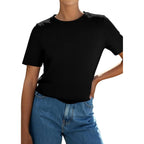 PRETTYGARDEN Womens Short Sleeve Tops Summer 2026 Casual Crewneck Cotton Basic Tee Shirts Fashion Clothing Spring Outfits