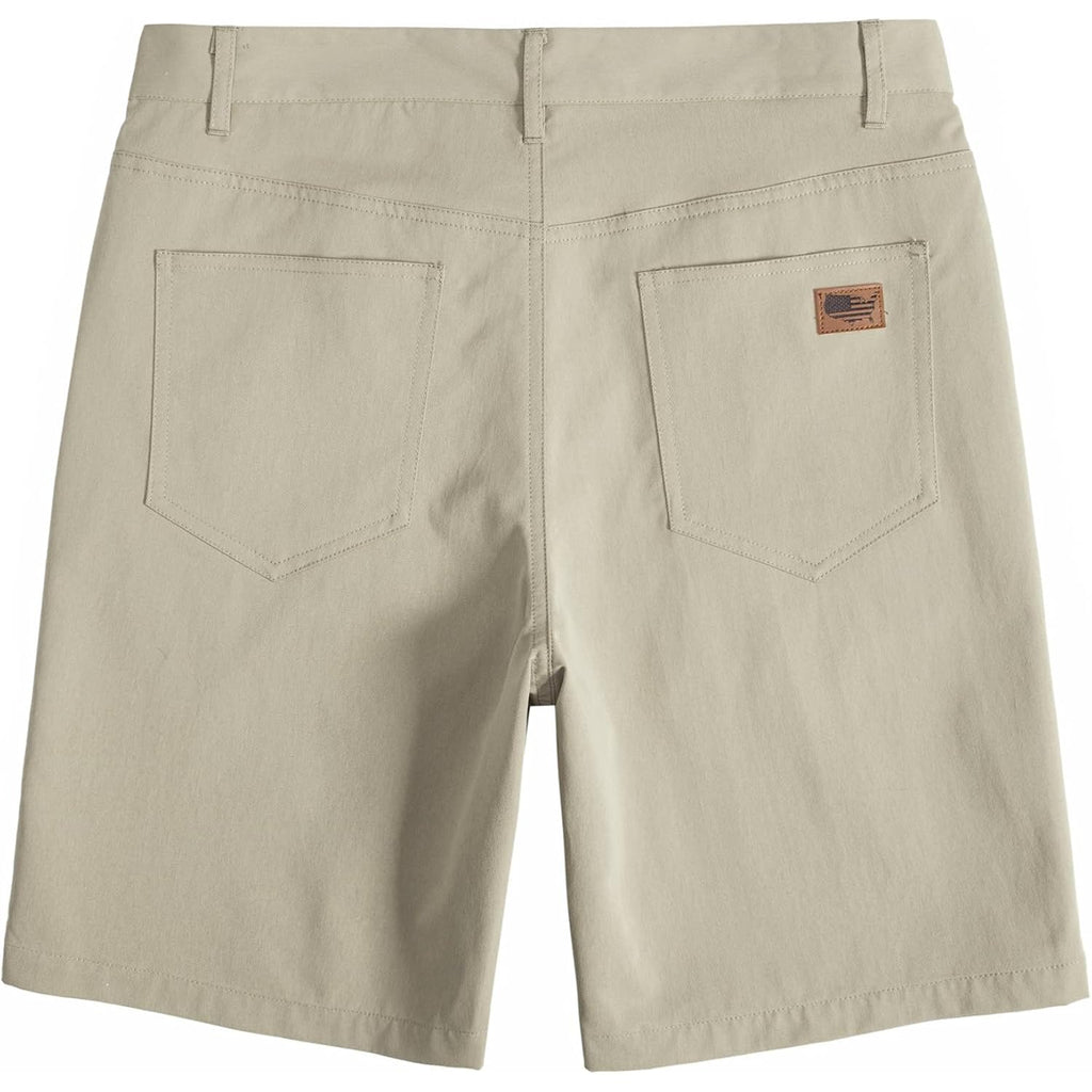 Men'S Slim Fit Casual Golf Shorts Light-Stretch Dress Basic Shorts Classic-Fit 9" Inch With 4 Pockets