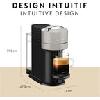 Nespresso Vertuo Next Coffee and Espresso Maker by Breville, with Aeroccino Milk Frother