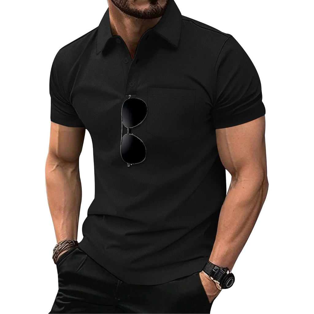 Scodi 5 Pack Mens Pocket Polo Shirts Short Sleeve Multipack Golf Shirt For Men Moisture Wicking Casual Athletic Work T-Shirts