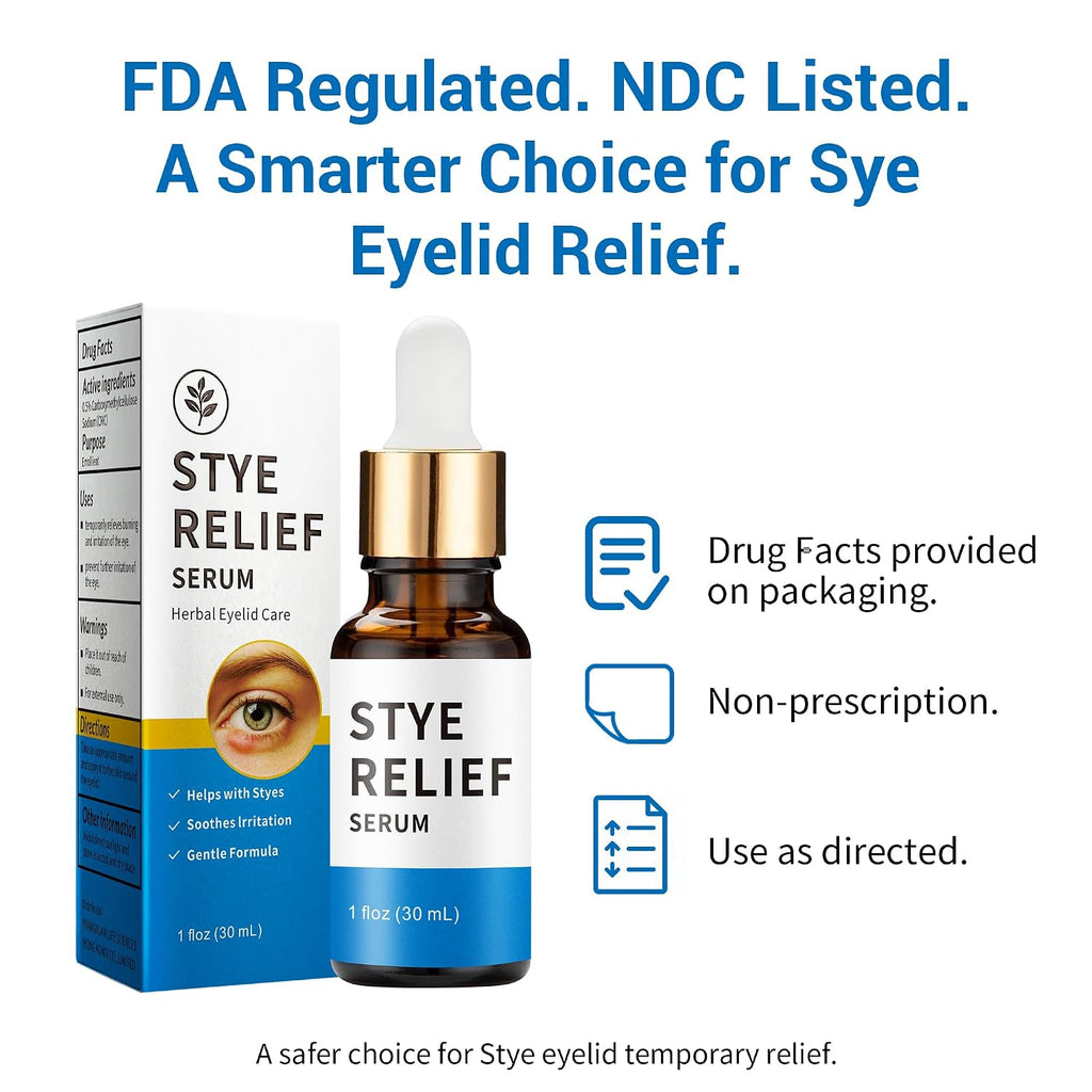 Stye Eye Treatment Product, Relief For Styes, Chalazions, Blepharitis, Dry Eyes, Irritation And Swelling; Clear Eyes Redness Relief, Eye Stye Treatment, Soothing Eyelid Comfort, 30Ml 1 Fl Oz