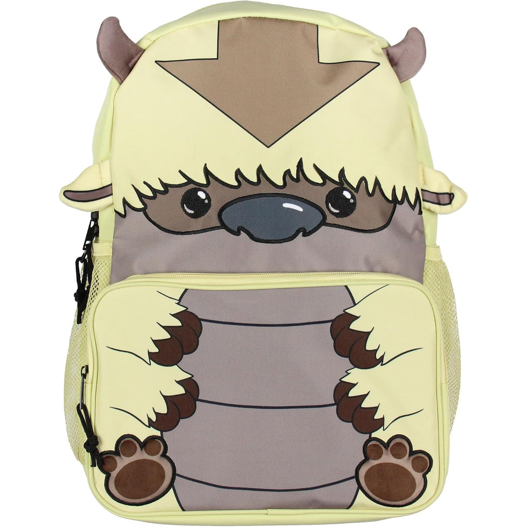 Mad Engine Appa Backpack Nickelodeon Avatar The Last Airbender Appa The Sky Bison 17" Backpack Laptop School Travel Book Bag