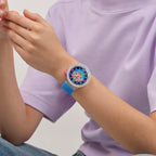 Swatch Big Bold Chrono Unisex Watch Casual Plastic Transparent Quartz Waterproof